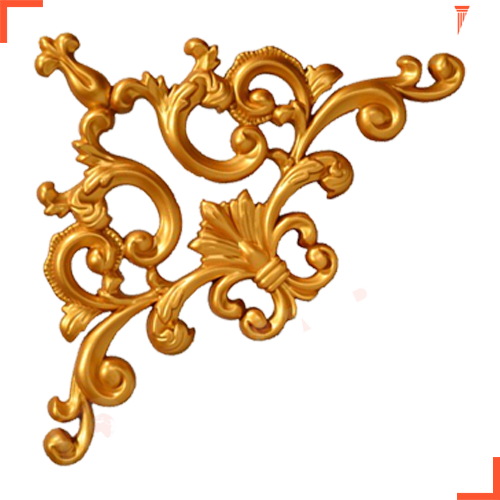 SARAY TAVAN MOTİF KÖŞE ALTIN