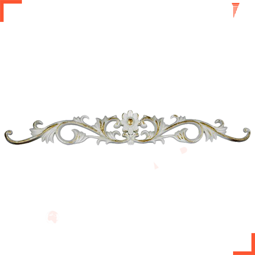 SARAY TAVAN MOTİF ORTA BEYAZ ALTIN