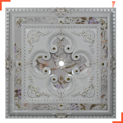 SARAY TAVAN GÖBEK BEYAZ ALTIN 90*90