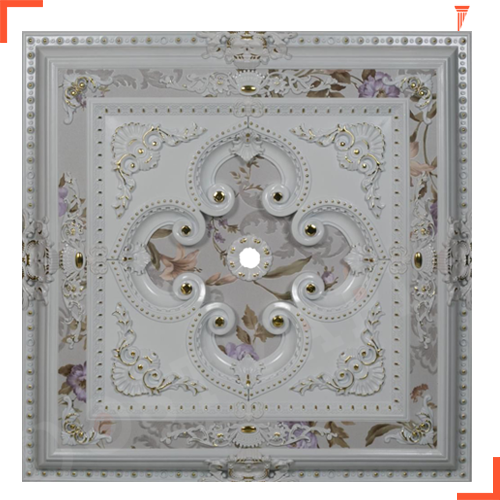 SARAY TAVAN GÖBEK BEYAZ ALTIN 90*90