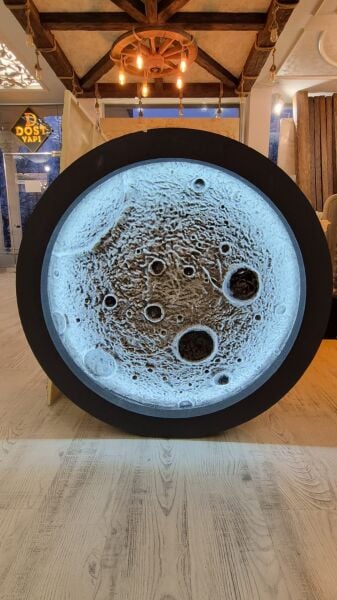 AY YÜZEYİ 110x110cm ESKİTME