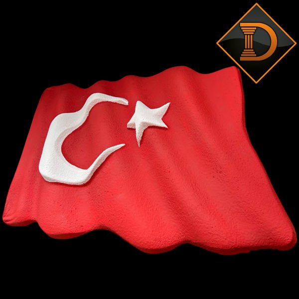 DALGALI TÜRK BAYRAĞI BÜYÜK