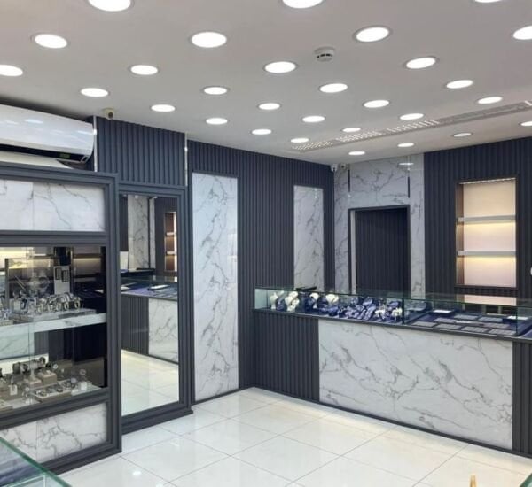 BEYAZ PVC MERMER DESEN 122X244