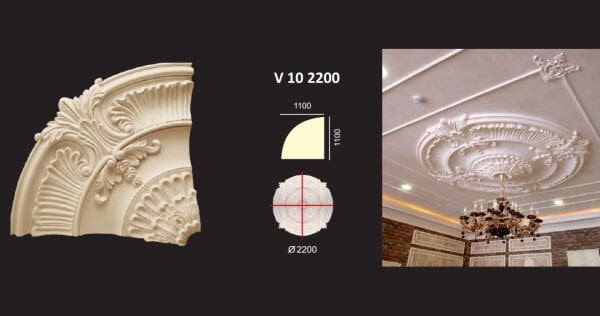 POLİÜRETAN KUBBE GÖBEK 10 2200