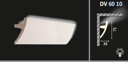 POLİÜRETAN LED UYGULANABİLİR KARTONPİYER 6010