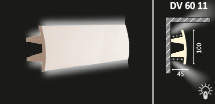 POLİÜRETAN LED UYGULANABİLİR KARTONPİYER 6011