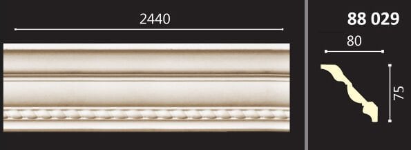 POLİÜRETAN DESENLİ KARTONPİYER 88029