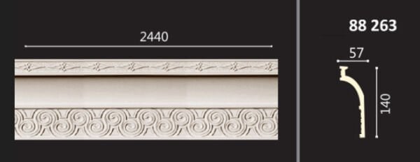 POLİÜRETAN DESENLİ KARTONPİYER 88263