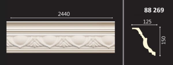 POLİÜRETAN DESENLİ KARTONPİYER 88269