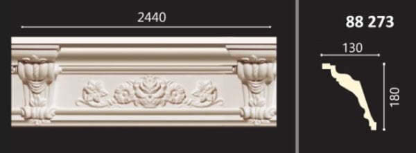 POLİÜRETAN DESENLİ KARTONPİYER 88273