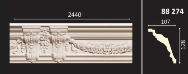 POLİÜRETAN DESENLİ KARTONPİYER 88274