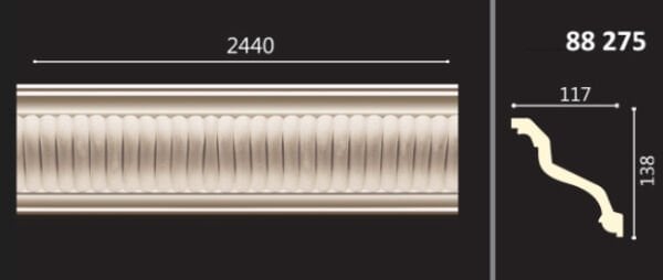 POLİÜRETAN DESENLİ KARTONPİYER 88275