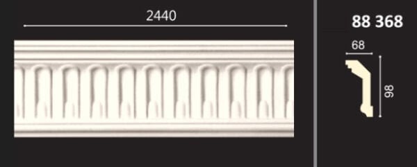 POLİÜRETAN DESENLİ KARTONPİYER 88368